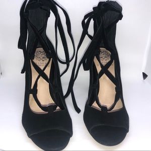 Vince Camino  Suede lace up heel